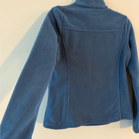 Bass Outdoor Women's Blue Fleece Sweatshirt - Picture 4 of 5